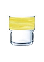 Brush Yellow Stapelglas