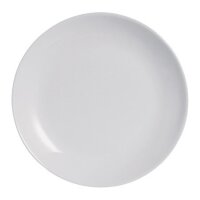 Teller flach 25cm, granit-grau