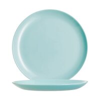 Teller flach 25cm, turquoise