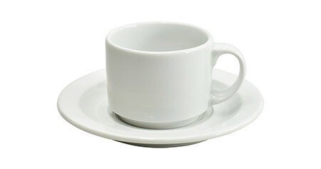 Obertasse 18cl + Untertasse Vision