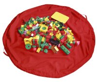 Aufr&auml;umsack Spieldecke mit Bausteinen