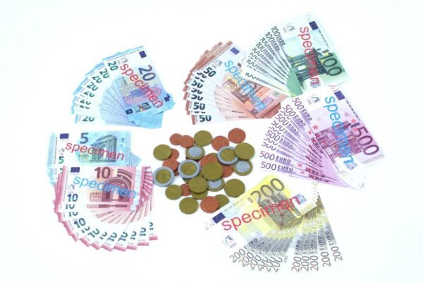 Spielgeld Euro 114 Teile