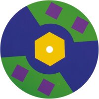 Spielkreisel mit 10 Scheiben