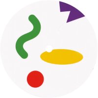 Spielkreisel mit 10 Scheiben