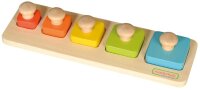 Gr&ouml;&szlig;en und Farben Puzzle Motorikbrett