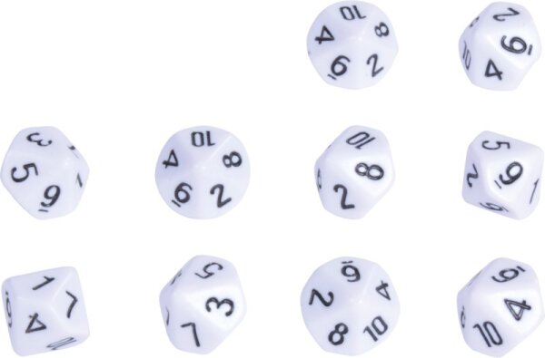W&uuml;rfel 10 Seiten 10er Set
