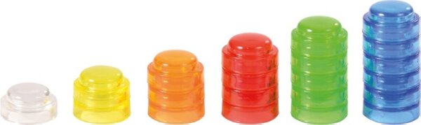 Stapelh&uuml;tchen transparent 1000 St&uuml;ck