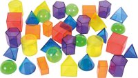 Geoformen transparent 36 St&uuml;ck