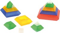 Triangle Puzzle transparent 15 Teile