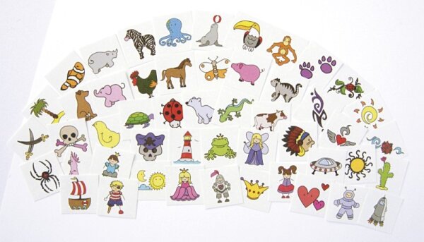 Kiga Tattooset 96-tlg.