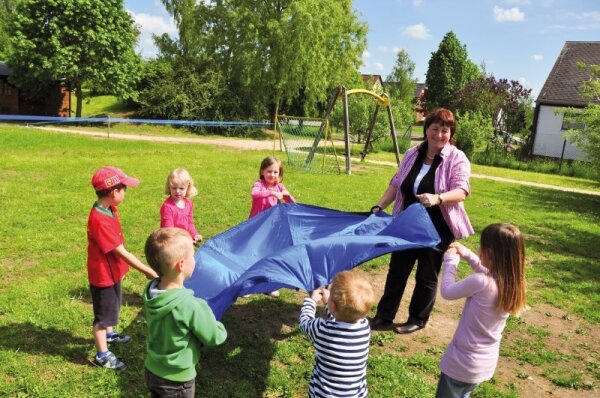 Schwungtuch 360 cm BLAU