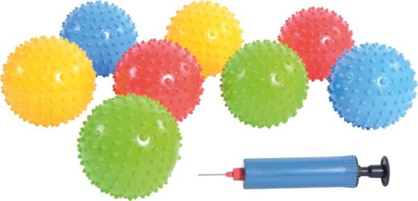 Igelb&auml;lle 25 St&uuml;ck mit Pumpe