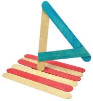 Bastelh&ouml;lzer bunt, gro&szlig;