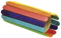 Bastelh&ouml;lzer bunt, klein