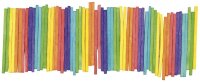 Bastelh&ouml;lzchen, bunt