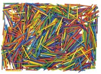 Bastelh&ouml;lzchen, bunt