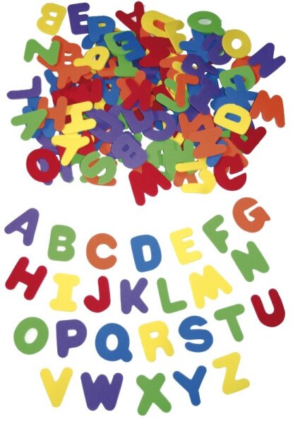 Moosgummi Buchstaben gro&szlig;