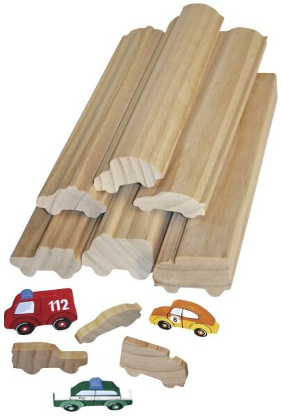 Profilholz Fahrzeuge 6er Set