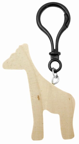 Holzfiguren Tiere Schl&uuml;sselanh&auml;nger 12er Set