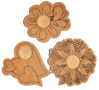 Teelichthalter Muttertag 3er Set
