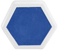 Riesenstempelkissen Blau