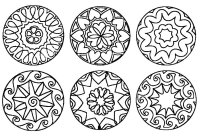 Mandalastempel Motive / Phantasie 6er Set