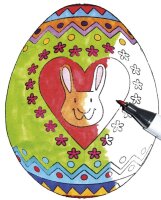 Megastempel Osterhase