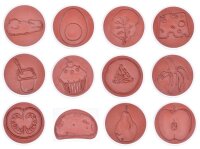 Ern&auml;hrungsstempel 12er Set