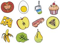 Ern&auml;hrungsstempel 12er Set