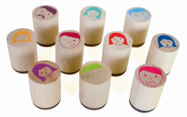 Emotionsstempel 10er Set