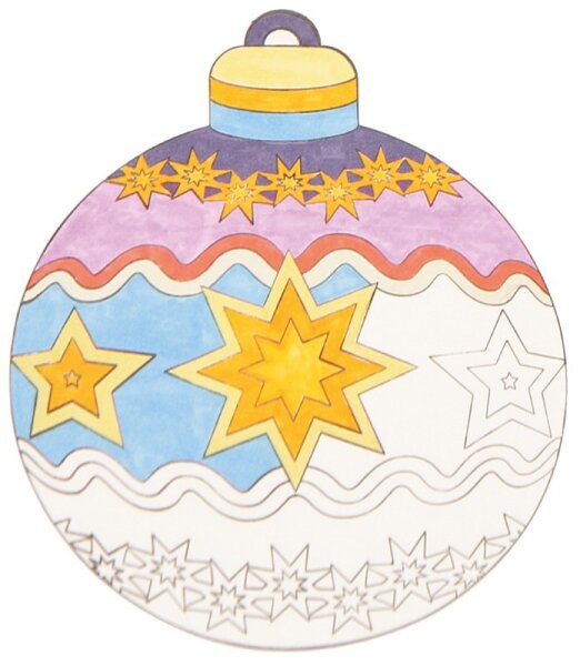 Megastempel Weihnachtskugel