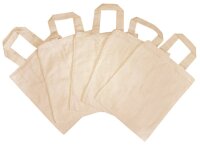 Baumwolltasche gro&szlig;, 5er Satz