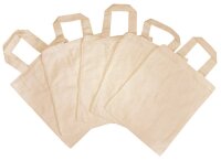 Baumwolltaschen klein 5er Satz