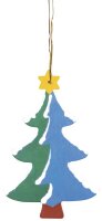 Weihnachtsanh&auml;nger gro&szlig; 4er Set