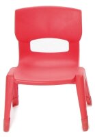 Kleiner Stuhl, rot