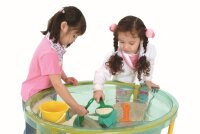 Sand-/Wassertisch, transparent